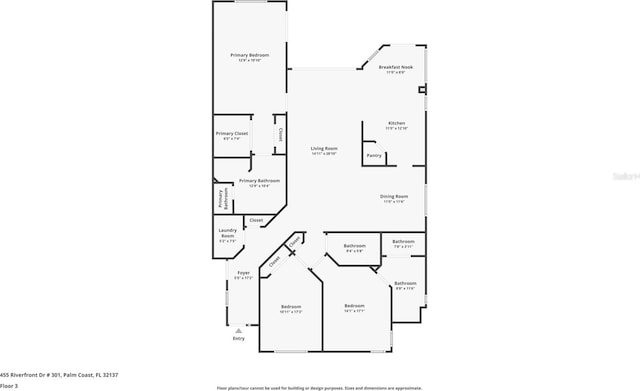 455 Riverfront Dr Unit A301, Palm Coast, FL 32137 - view of room layout