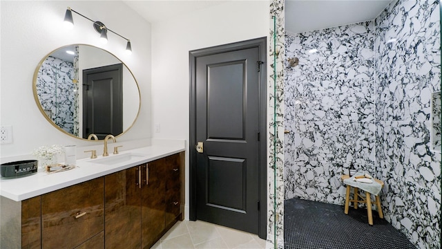 455 Riverfront Dr Unit A302, Palm Coast, FL 32137 - full bath featuring vanity and tile patterned flooring