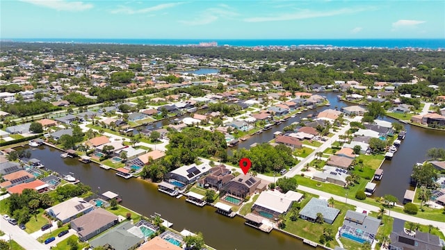 30 Cortes Ct, Palm Coast, FL 32137 - aerial perspective of suburban area with a large body of water