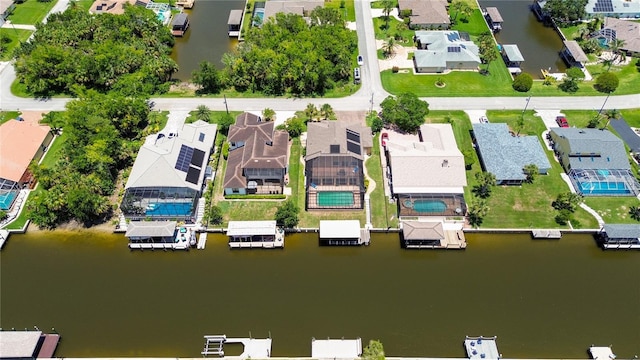 30 Cortes Ct, Palm Coast, FL 32137 - aerial view of residential area featuring a large body of water
