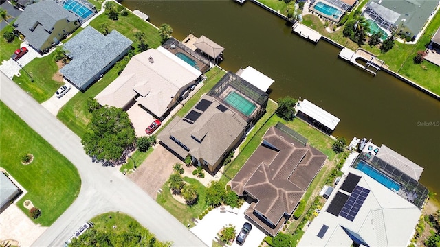 30 Cortes Ct, Palm Coast, FL 32137 - aerial view of residential area featuring a large body of water
