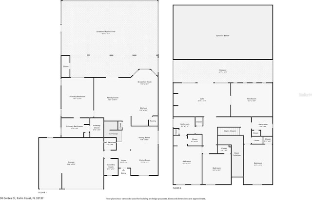 30 Cortes Ct, Palm Coast, FL 32137 - view of home floor plan