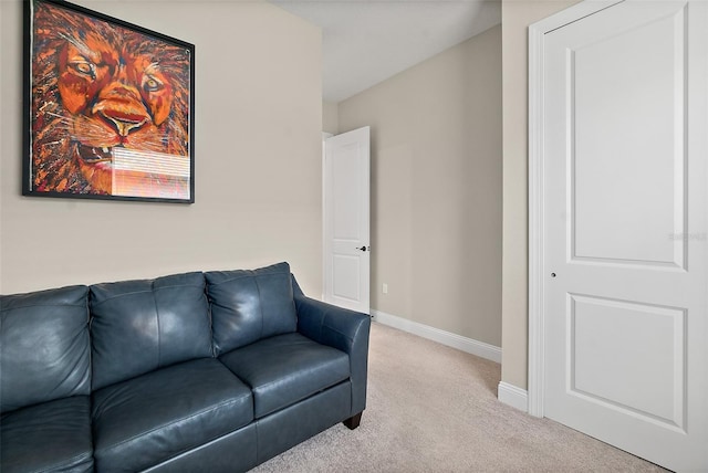 67 N Lakewalk Dr, Palm Coast, FL 32137 - carpeted living area featuring baseboards