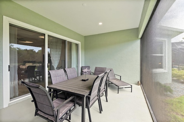 67 N Lakewalk Dr, Palm Coast, FL 32137 - sunroom / solarium with outdoor dining area