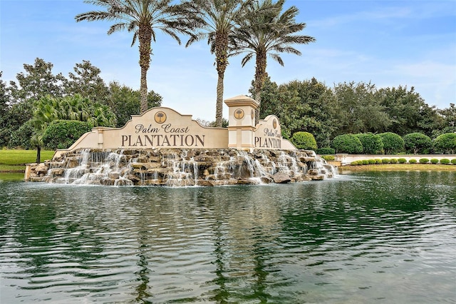 67 N Lakewalk Dr, Palm Coast, FL 32137 - community sign with a water view