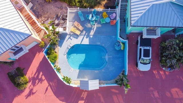 3000 Ocean Shore Blvd Unit 18, Ormond Beach, FL 32176 - aerial view of a pool area