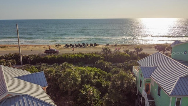3000 Ocean Shore Blvd Unit 18, Ormond Beach, FL 32176 - water view featuring nearby beach
