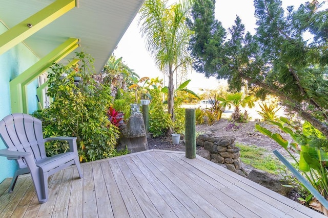 3000 Ocean Shore Blvd Unit 18, Ormond Beach, FL 32176 - view of wooden deck