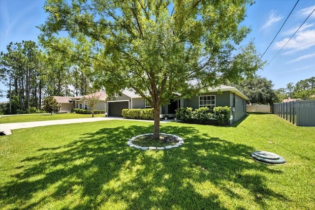 37 Lindsay Dr, Palm Coast, FL 32137 - view of front facade featuring concrete driveway, stucco siding, and a garage
