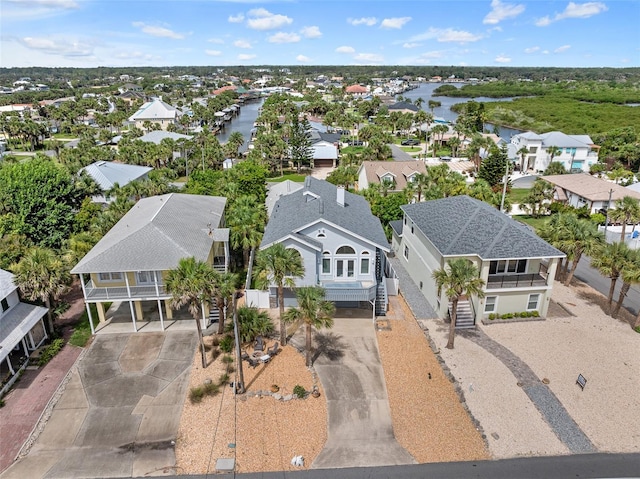 1115 N Central Ave, Flagler Beach, FL 32136 - aerial perspective of suburban area featuring a nearby body of water