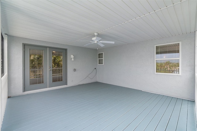 1115 N Central Ave, Flagler Beach, FL 32136 - deck with a ceiling fan