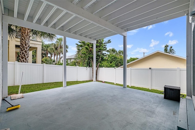 1115 N Central Ave, Flagler Beach, FL 32136 - fenced backyard featuring a patio area