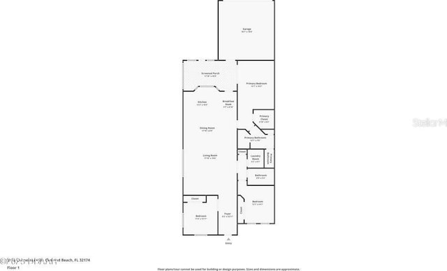 3132 Connemara Dr, Ormond Beach, FL 32174 - view of home floor plan