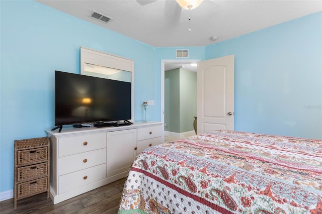5 Senora Ct, Palm Coast, FL 32164 - bedroom featuring wood finished floors and ceiling fan