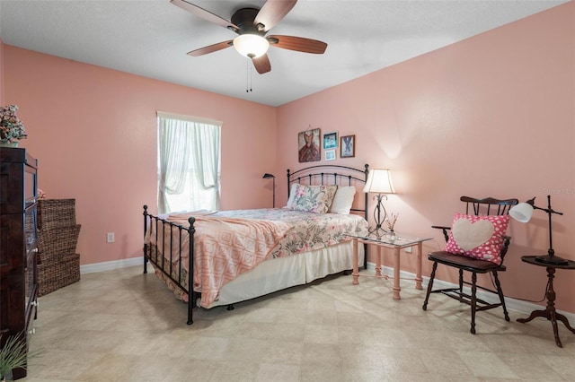 5 Senora Ct, Palm Coast, FL 32164 - bedroom featuring tile patterned floors and ceiling fan