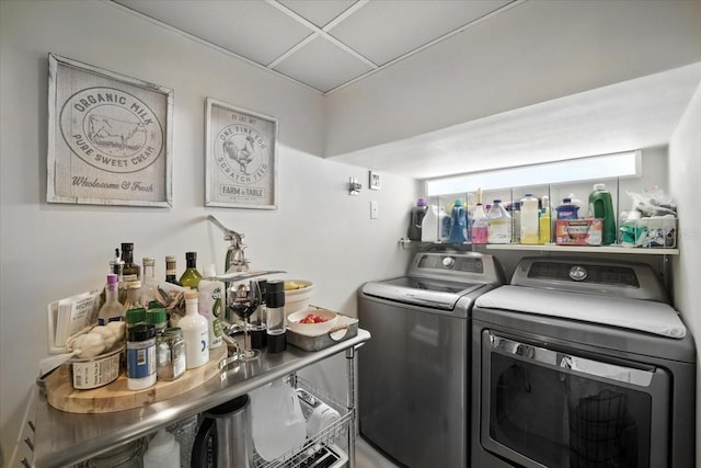 1108 Shockney Dr, Ormond Beach, FL 32174 - washroom with washer and dryer and plenty of natural light