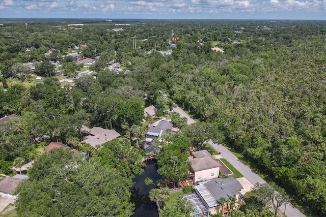 1108 Shockney Dr, Ormond Beach, FL 32174 - aerial view of property and surrounding area featuring a forest and nearby suburban area
