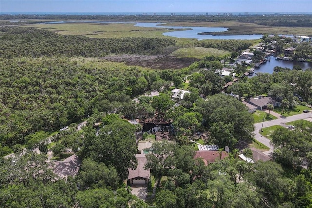 1108 Shockney Dr, Ormond Beach, FL 32174 - aerial overview of property's location with a large body of water