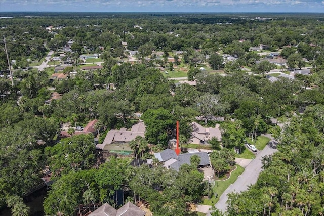 1108 Shockney Dr, Ormond Beach, FL 32174 - aerial view of property and surrounding area with nearby suburban area