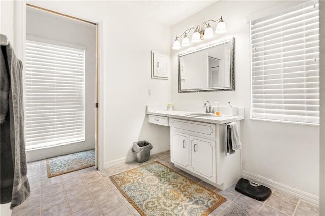 1 Ryberry Pl, Palm Coast, FL 32164 - bathroom with vanity and tile patterned floors