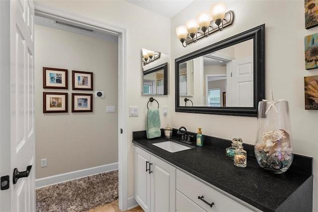 1254 Royal Pointe Ln, Ormond Beach, FL 32174 - bathroom with vanity and tile patterned flooring