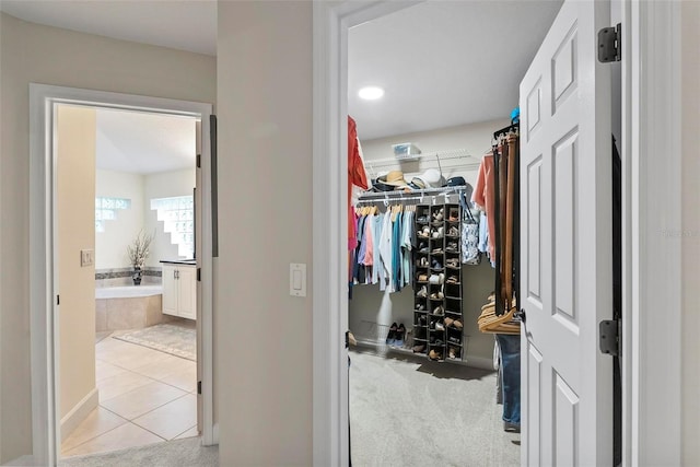 1254 Royal Pointe Ln, Ormond Beach, FL 32174 - spacious closet with light tile patterned flooring