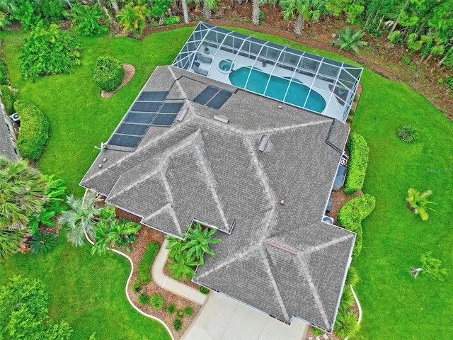 1254 Royal Pointe Ln, Ormond Beach, FL 32174 - view from above of property with a pool