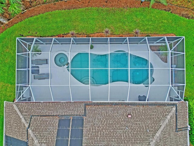 1254 Royal Pointe Ln, Ormond Beach, FL 32174 - bird's eye view of a pool