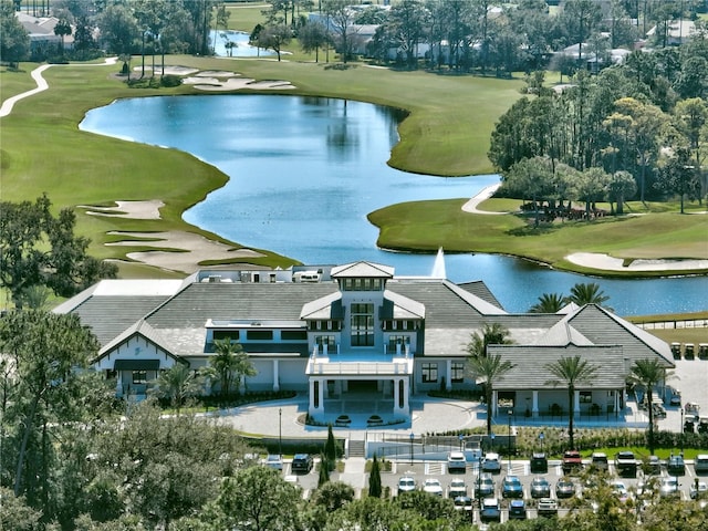1254 Royal Pointe Ln, Ormond Beach, FL 32174 - bird's eye view of a local golf course and a large body of water