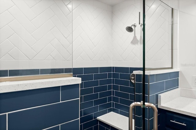 1026 Bel Aire Dr, Daytona Beach, FL 32118 - full bathroom with tiled shower and vanity