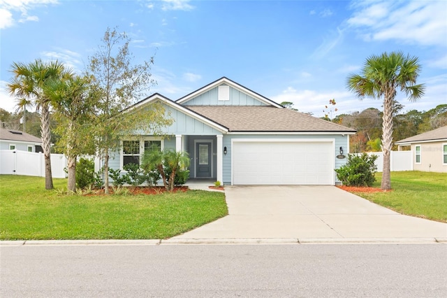 392 S Hamilton Springs Rd, Saint Augustine, FL 32084 - view of front of property with an attached garage, driveway, and board and batten siding