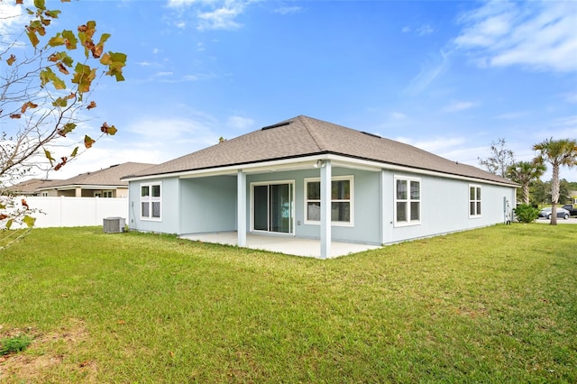 392 S Hamilton Springs Rd, Saint Augustine, FL 32084 - rear view of house featuring a patio, stucco siding, and roof with shingles