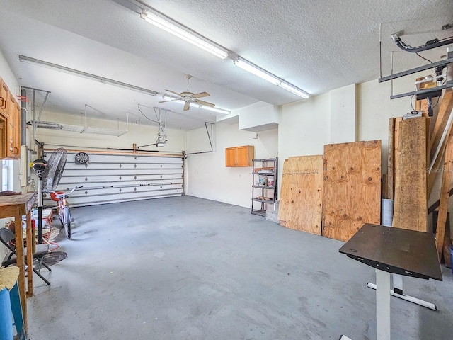 1528 N Daytona Ave, Flagler Beach, FL 32136 - garage featuring a ceiling fan