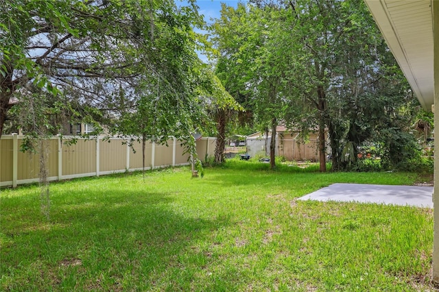 204 S Forsyth St, Bunnell, FL 32110 - view of yard featuring a patio area