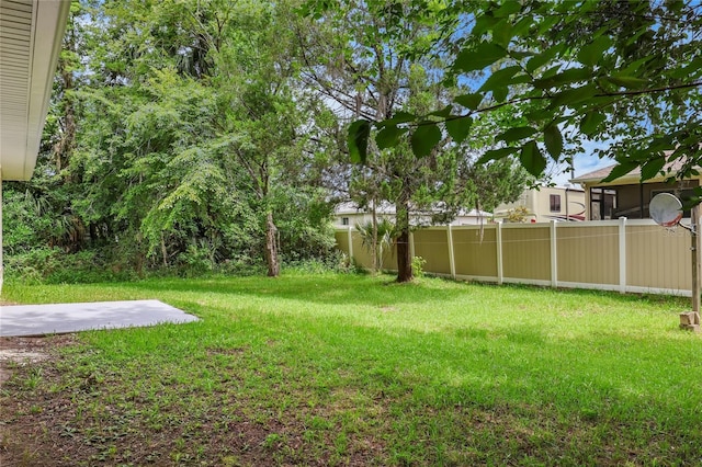 204 S Forsyth St, Bunnell, FL 32110 - view of yard featuring a patio