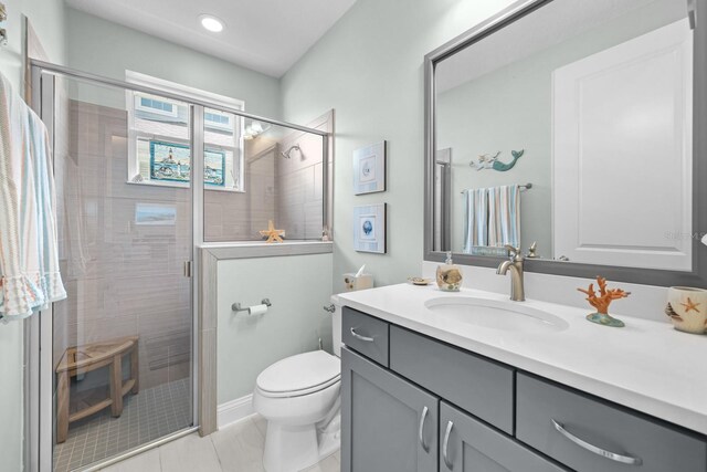 31 Hidden Treasure Dr, Palm Coast, FL 32137 - full bath with vanity and a shower stall