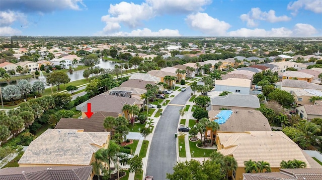 15522 NW 12th Ct, Pembroke Pines, FL 33028 - aerial view of residential area with a large body of water
