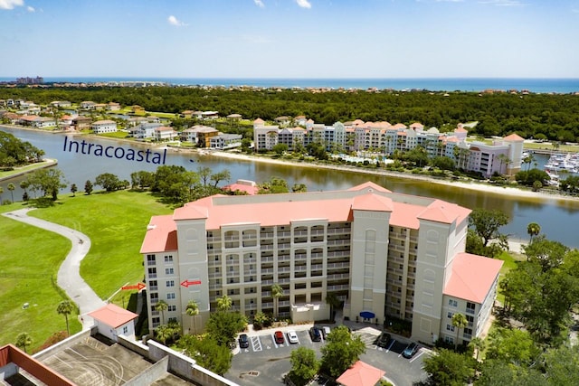 146 Palm Coast Resort Blvd Unit 501, Palm Coast, FL 32137 - drone / aerial view of apartment complex / building and a nearby body of water