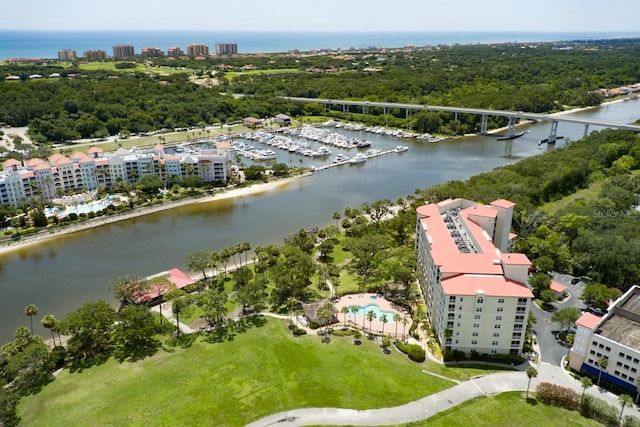 146 Palm Coast Resort Blvd Unit 501, Palm Coast, FL 32137 - drone / aerial view of a nearby body of water