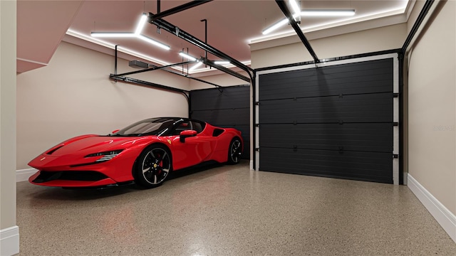 2360 Ocean Shore Blvd Unit 18, Ormond Beach, FL 32176 - garage featuring baseboards