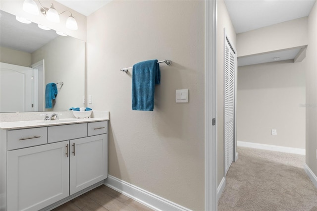 43 Lumber Jack Trl, Palm Coast, FL 32137 - bathroom with vanity and baseboards
