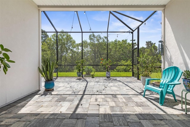 43 Lumber Jack Trl, Palm Coast, FL 32137 - view of patio / terrace featuring glass enclosure