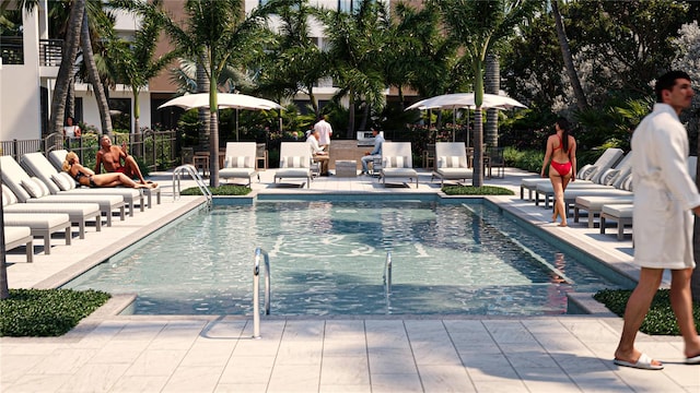 2360 Ocean Shore Blvd Unit 11, Ormond Beach, FL 32176 - community pool with a patio area