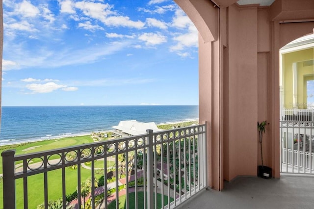 200 Ocean Crest Dr Unit 1111, Palm Coast, FL 32137 - balcony with a water view