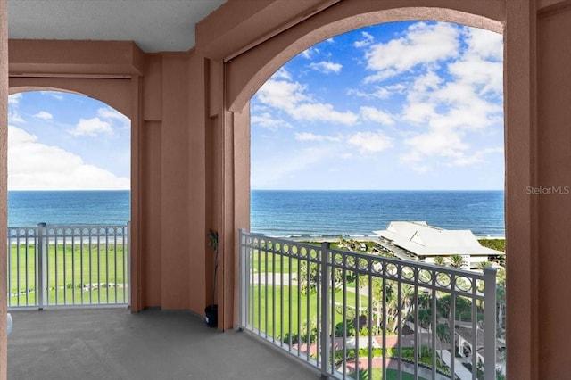 200 Ocean Crest Dr Unit 1111, Palm Coast, FL 32137 - balcony with a water view
