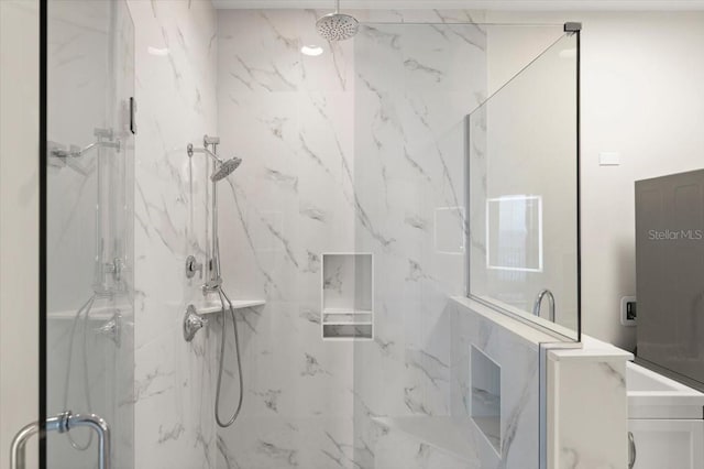 200 Ocean Crest Dr Unit 1111, Palm Coast, FL 32137 - full bathroom with a marble finish shower