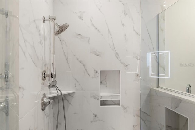 200 Ocean Crest Dr Unit 1111, Palm Coast, FL 32137 - bathroom featuring a marble finish shower