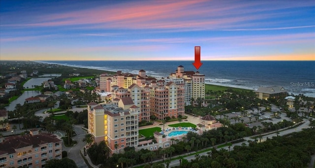 200 Ocean Crest Dr Unit 1111, Palm Coast, FL 32137 - aerial overview of property's location featuring a large body of water