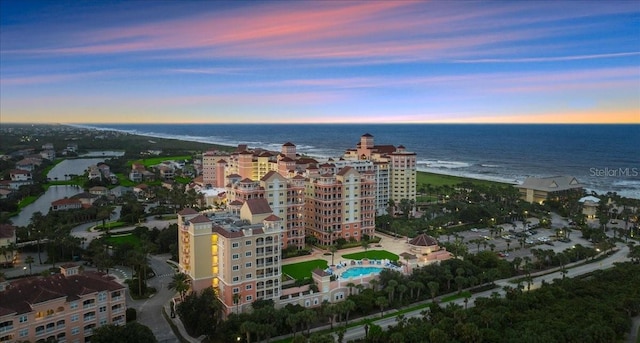 200 Ocean Crest Dr Unit 1111, Palm Coast, FL 32137 - aerial view at dusk of a water view