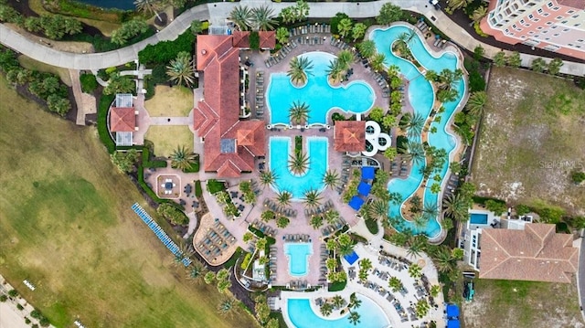 200 Ocean Crest Dr Unit 1111, Palm Coast, FL 32137 - aerial overview of property's location featuring a pool area